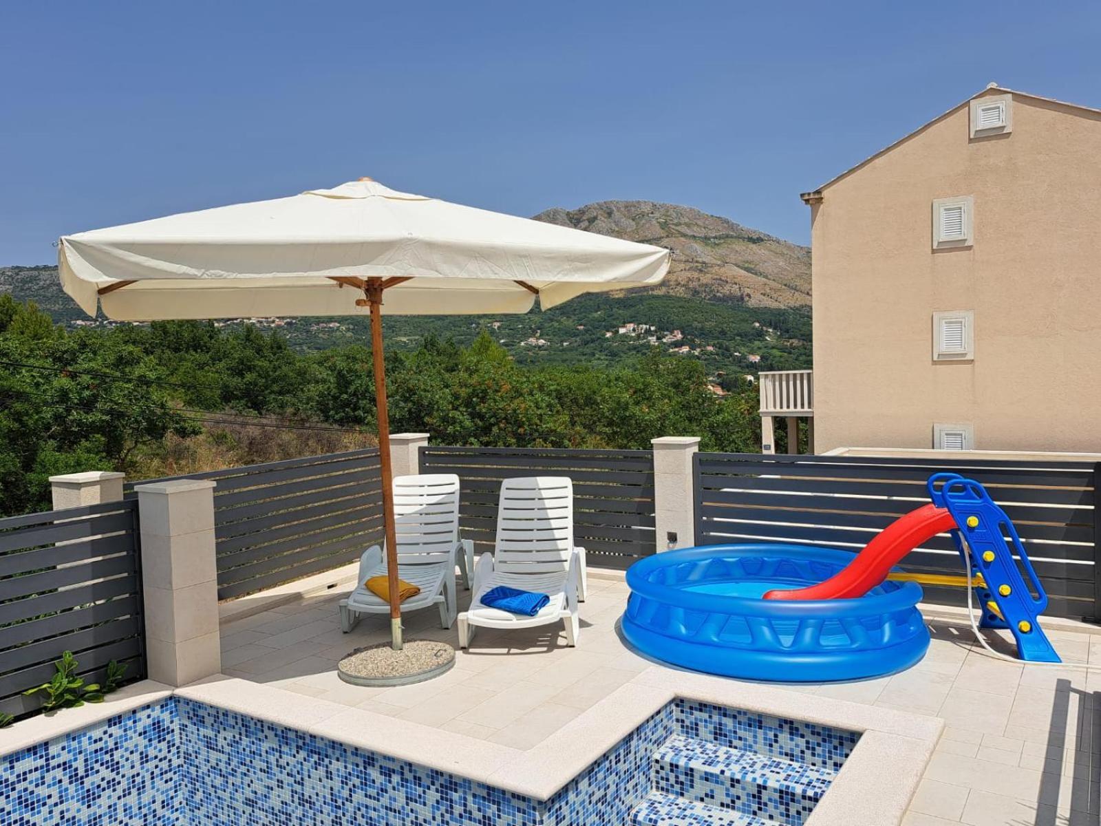 Villa "Amber" Luxury Apartments With A Pool Mlini Εξωτερικό φωτογραφία